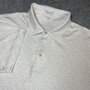 Peter Millar Summer Comfort Polo Mens XL Guitar Palm Tree Glass Sail Boat Print